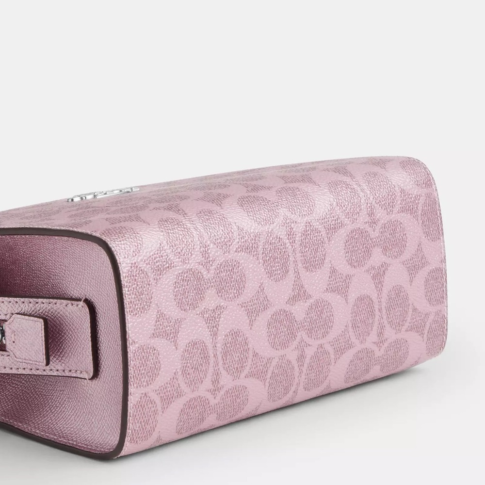 Coach Pink Signature Crossbody Bag - Picture 6 of 12